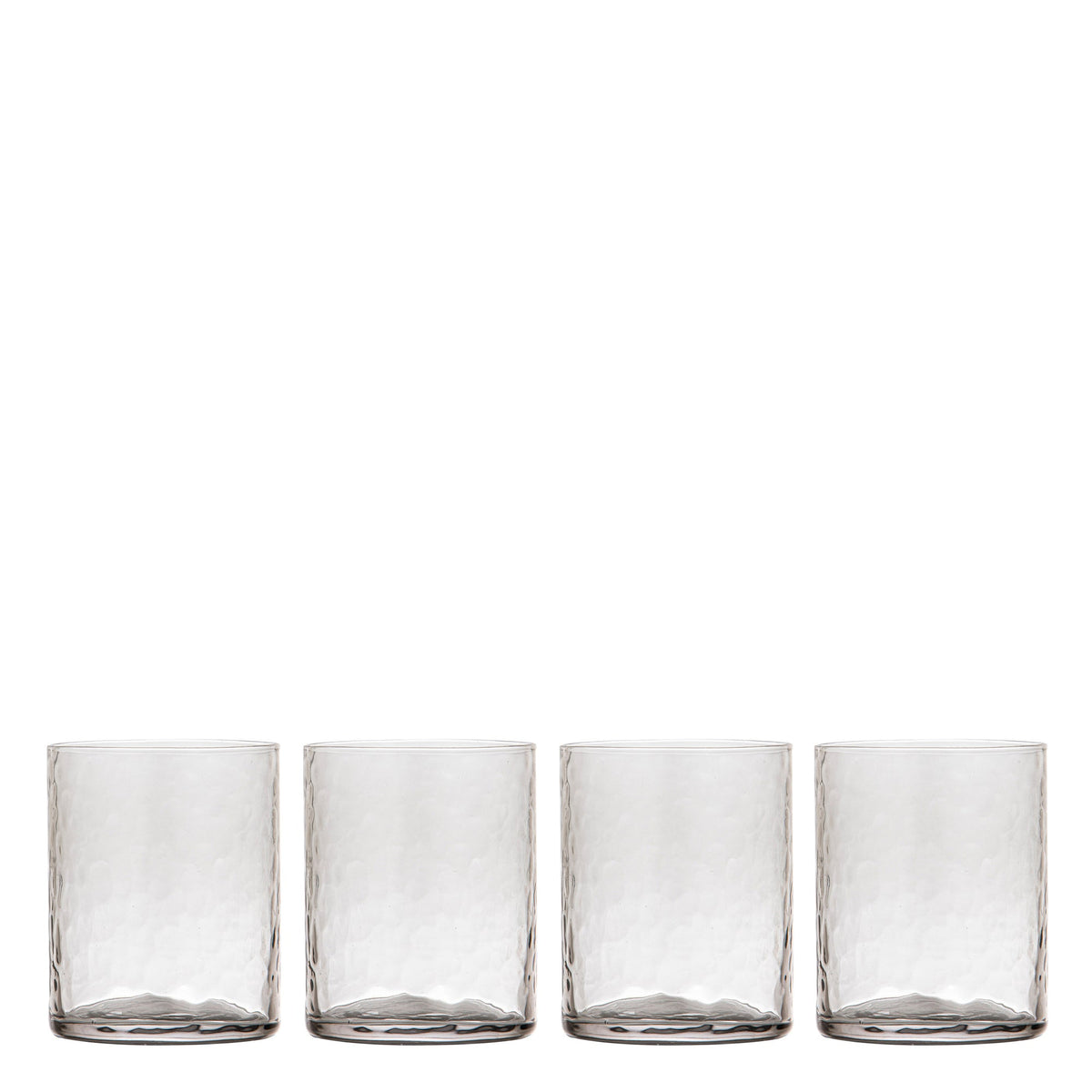 Ladelle Flynn Charcoal 4pk Glass Tumbler