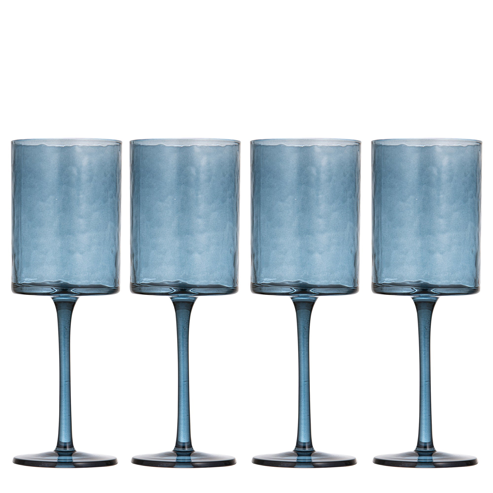 Ladelle Flynn Blue 4pk Wine Glass