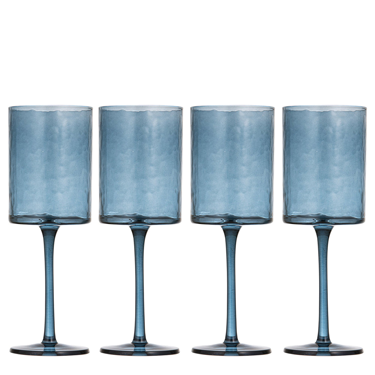 Ladelle Flynn Blue 4pk Wine Glass