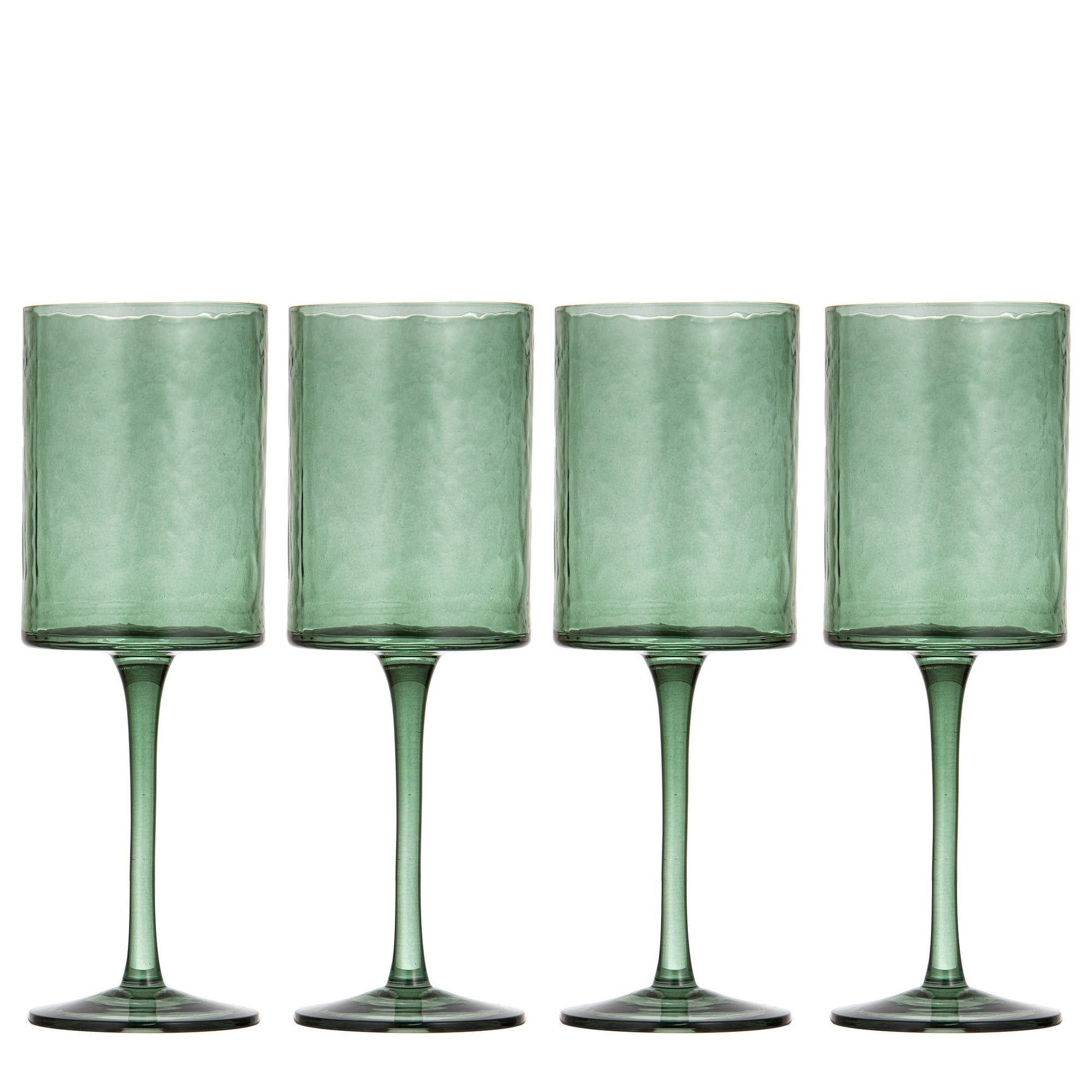 Ladelle Flynn Green 4pk Wine Glass