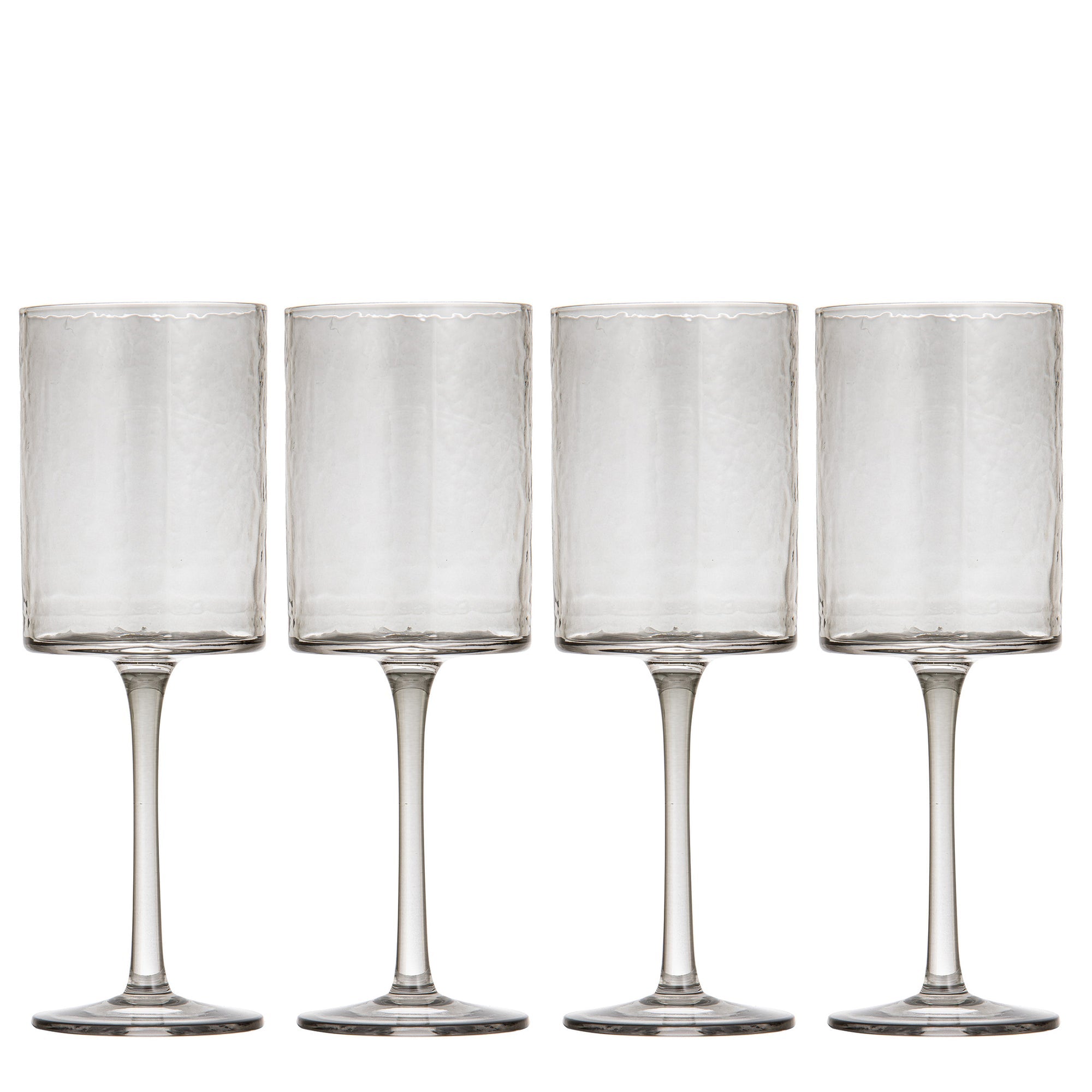 Ladelle Flynn Charcoal 4pk Wine Glass