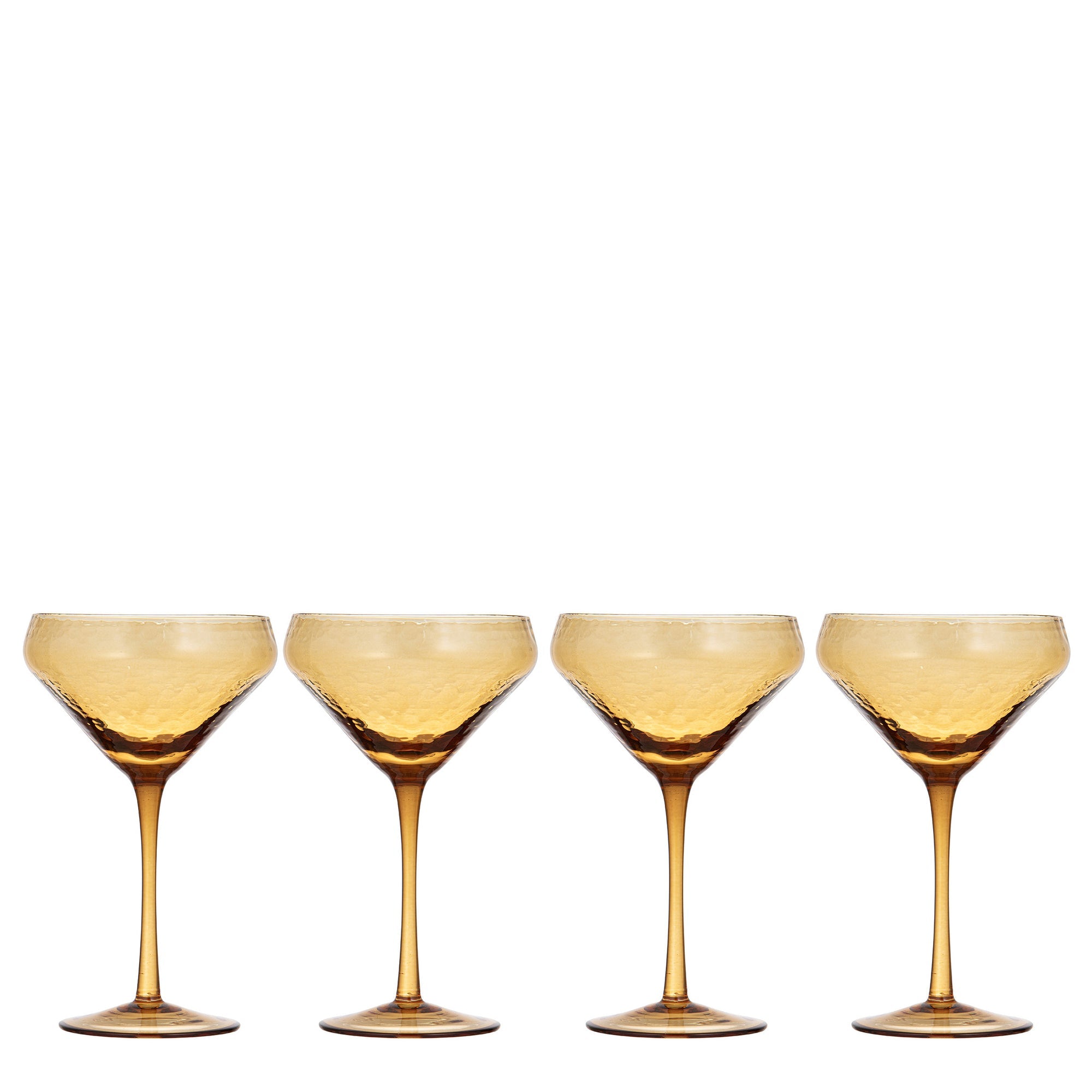 Ladelle Flynn Amber 4pk Coupe Glass