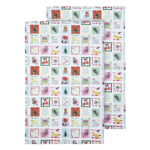 Ladelle Fa La La 2pk Kitchen Towel