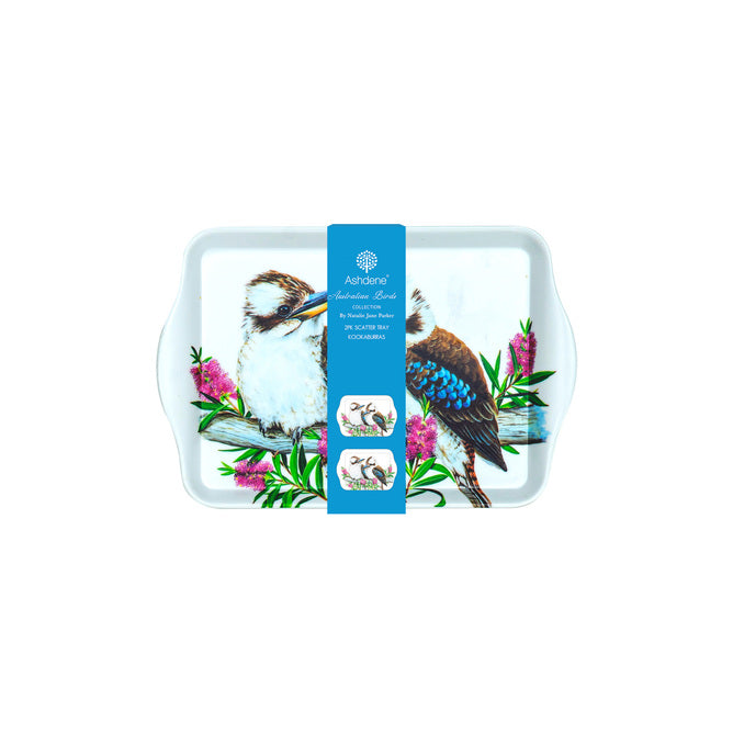 Ashdene Australian Birds Kookaburras 2pk Scatter Tray