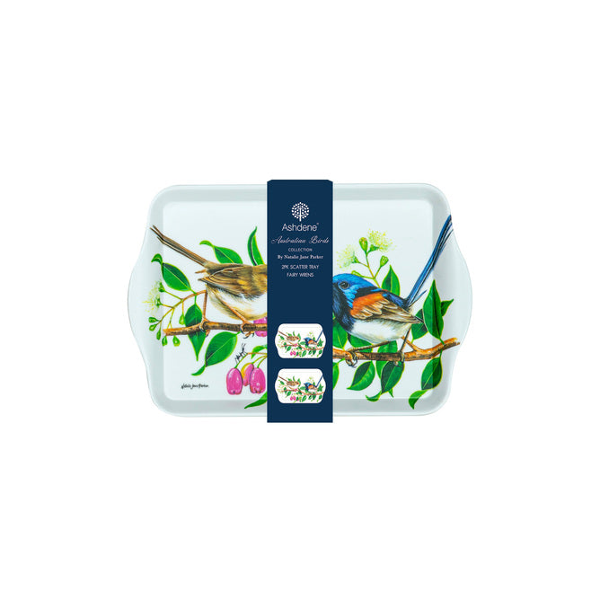 Ashdene Australian Birds Fairy Wrens 2pk Scatter Tray