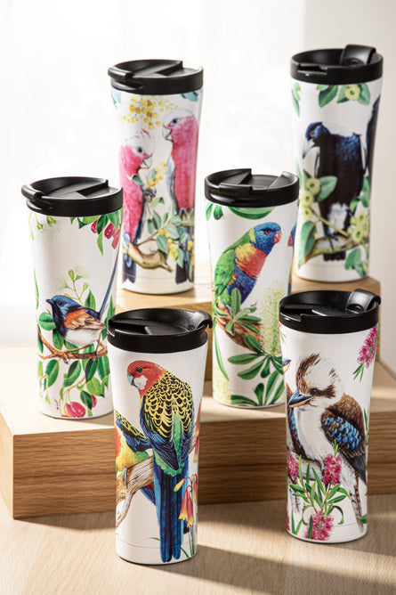 Ashdene Australian Birds Eastern Rosellas Travel Mug