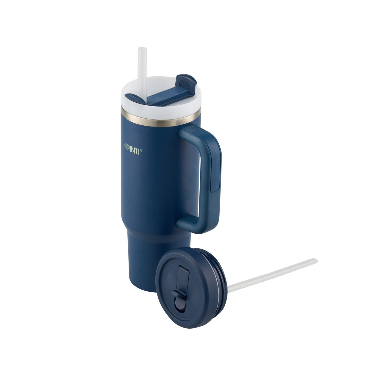 Avanti HydroQuench Insulated Tumbler with Two Lids, 1L - Navy