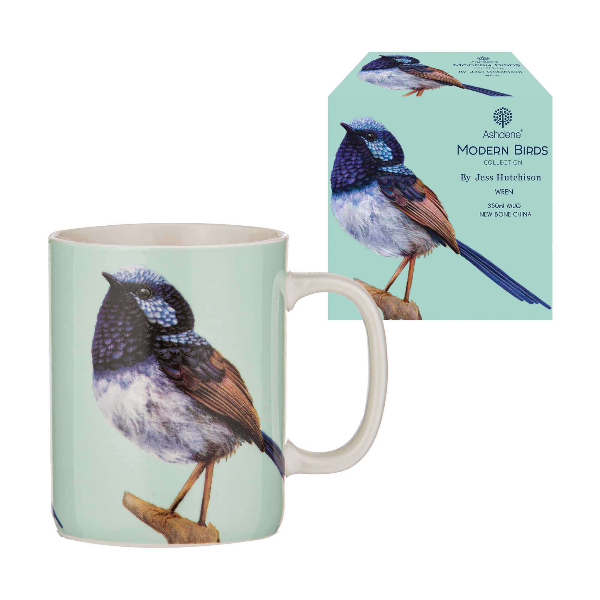 Ashdene Modern Birds Wren Mug