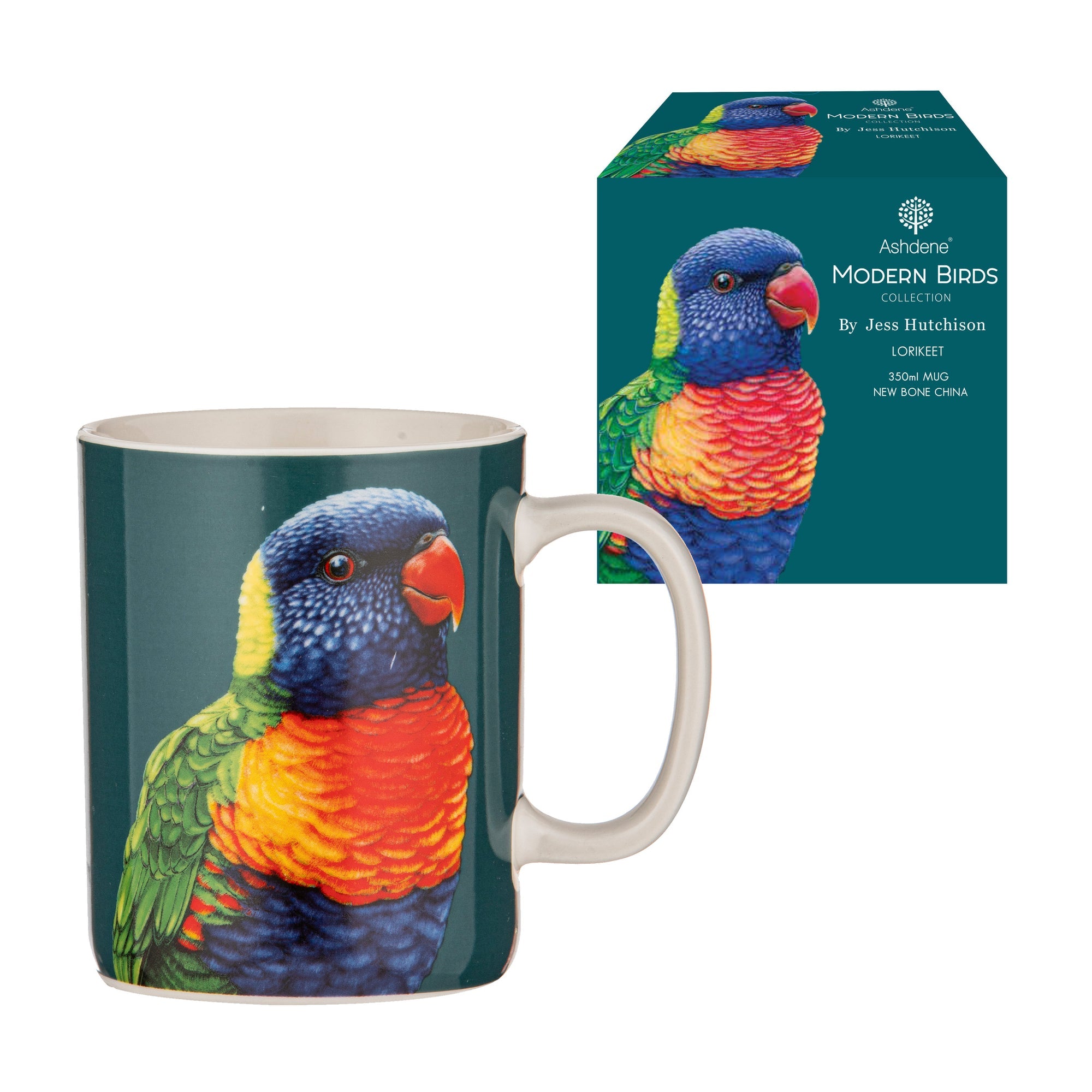 Ashdene Modern Birds Rainbow Lorikeet Mug