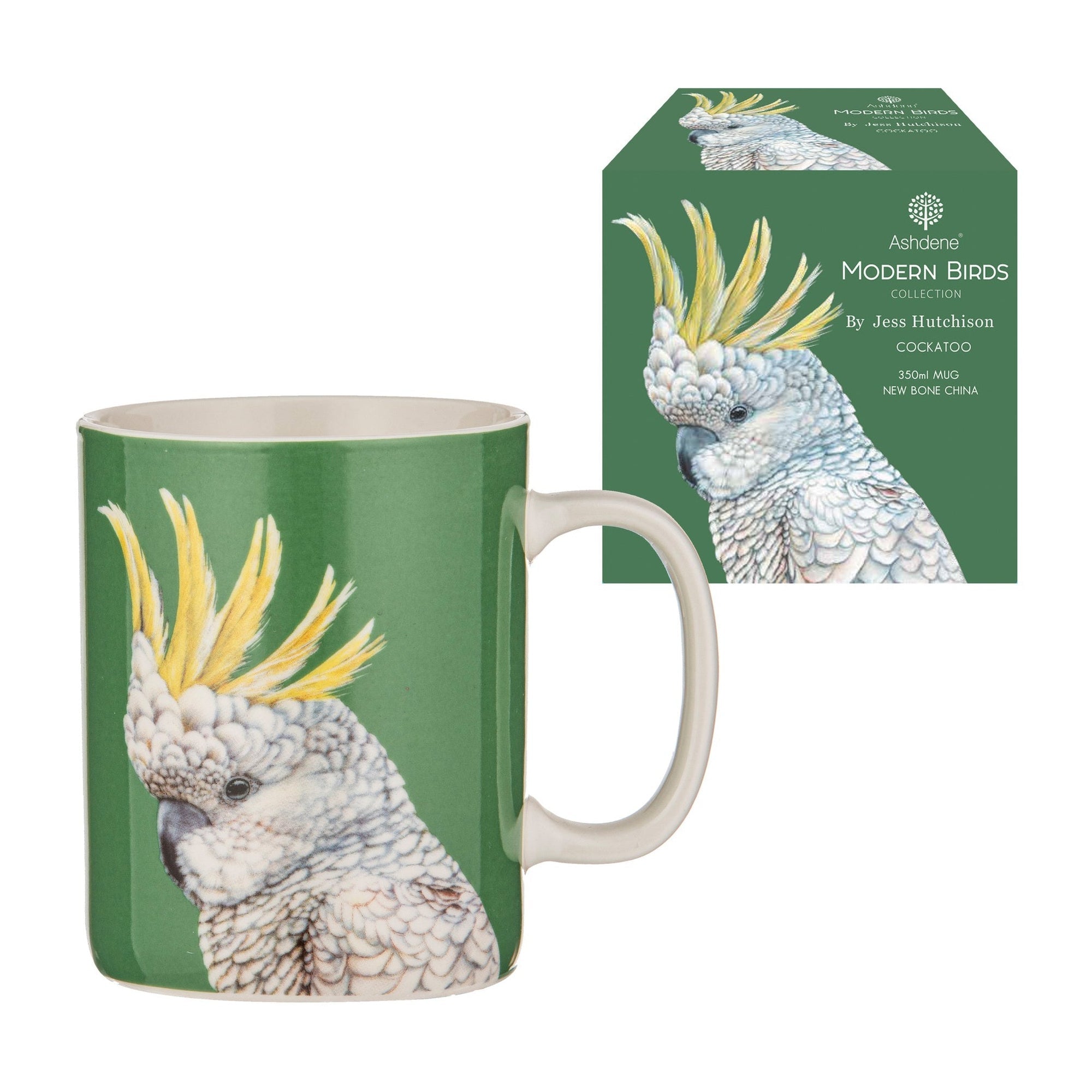 Ashdene Modern Birds Cockatoo Mug