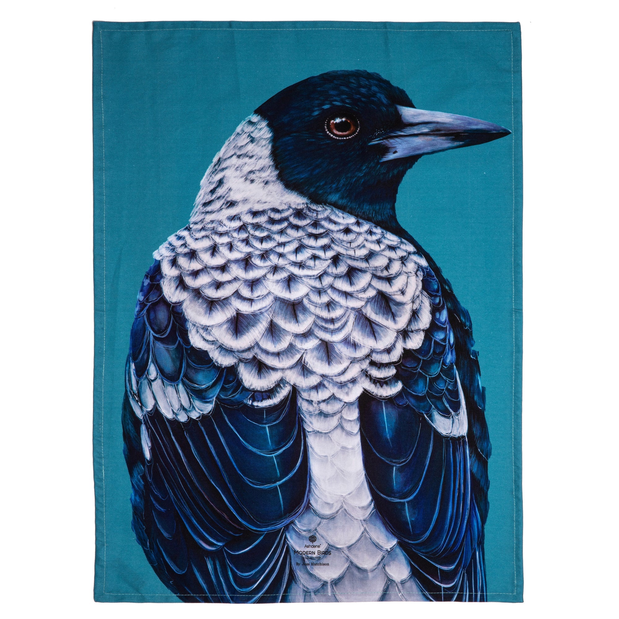 Ashdene Modern Birds Magpie Kitchen Towel