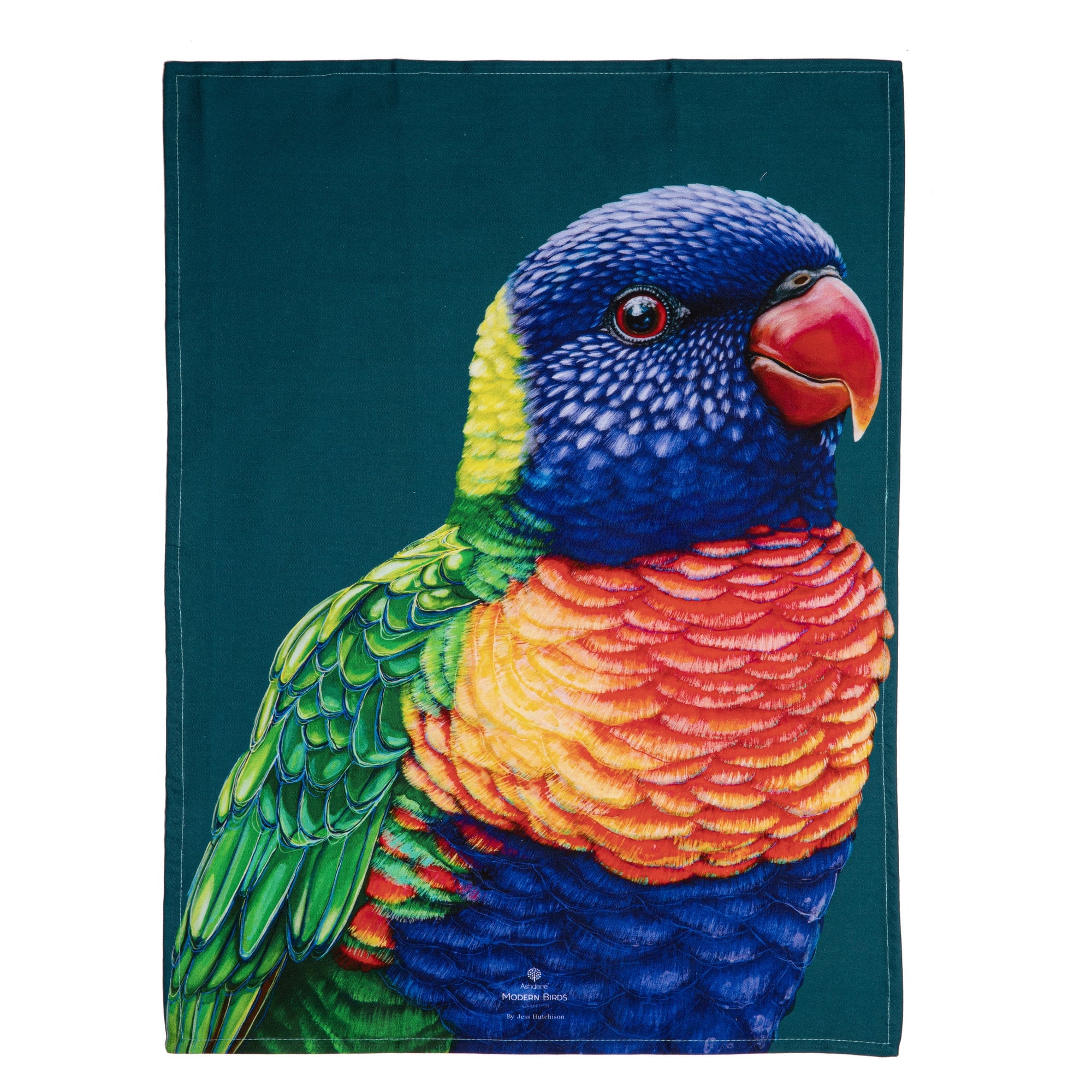 Ashdene Modern Birds Rainbow Lorikeet Kitchen Towel