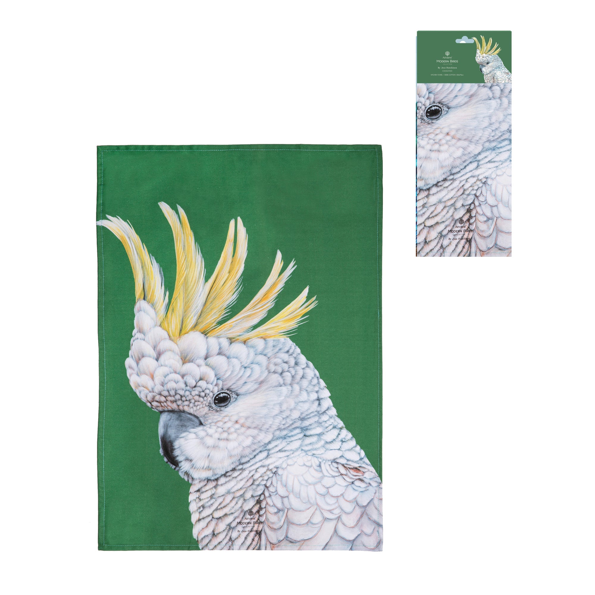 Ashdene Modern Birds Cockatoo Kitchen Towel