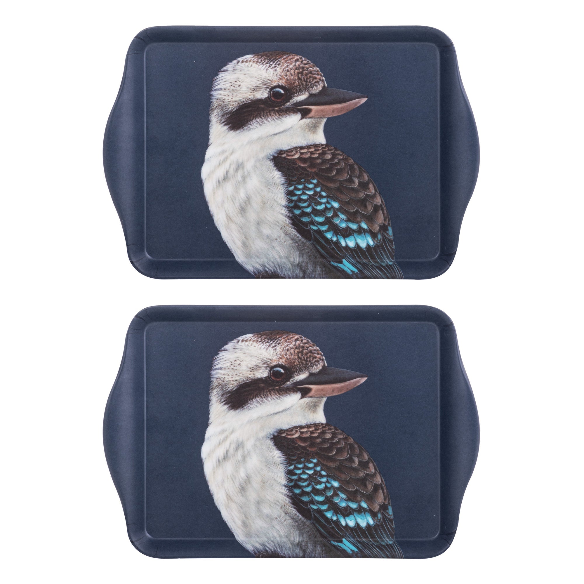Ashdene Modern Birds Kookaburra 2pk Scatter Tray