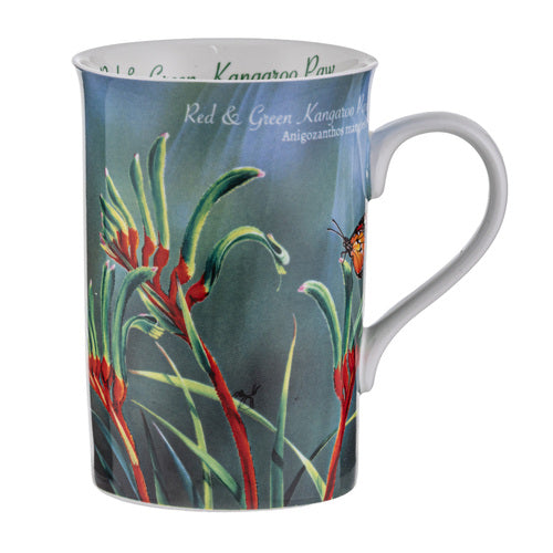 Ashdene Botanical Emblems Kangaroo Paw Mug