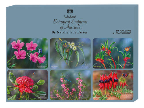 Ashdene Botanical Emblems Assorted 6pk Placemat