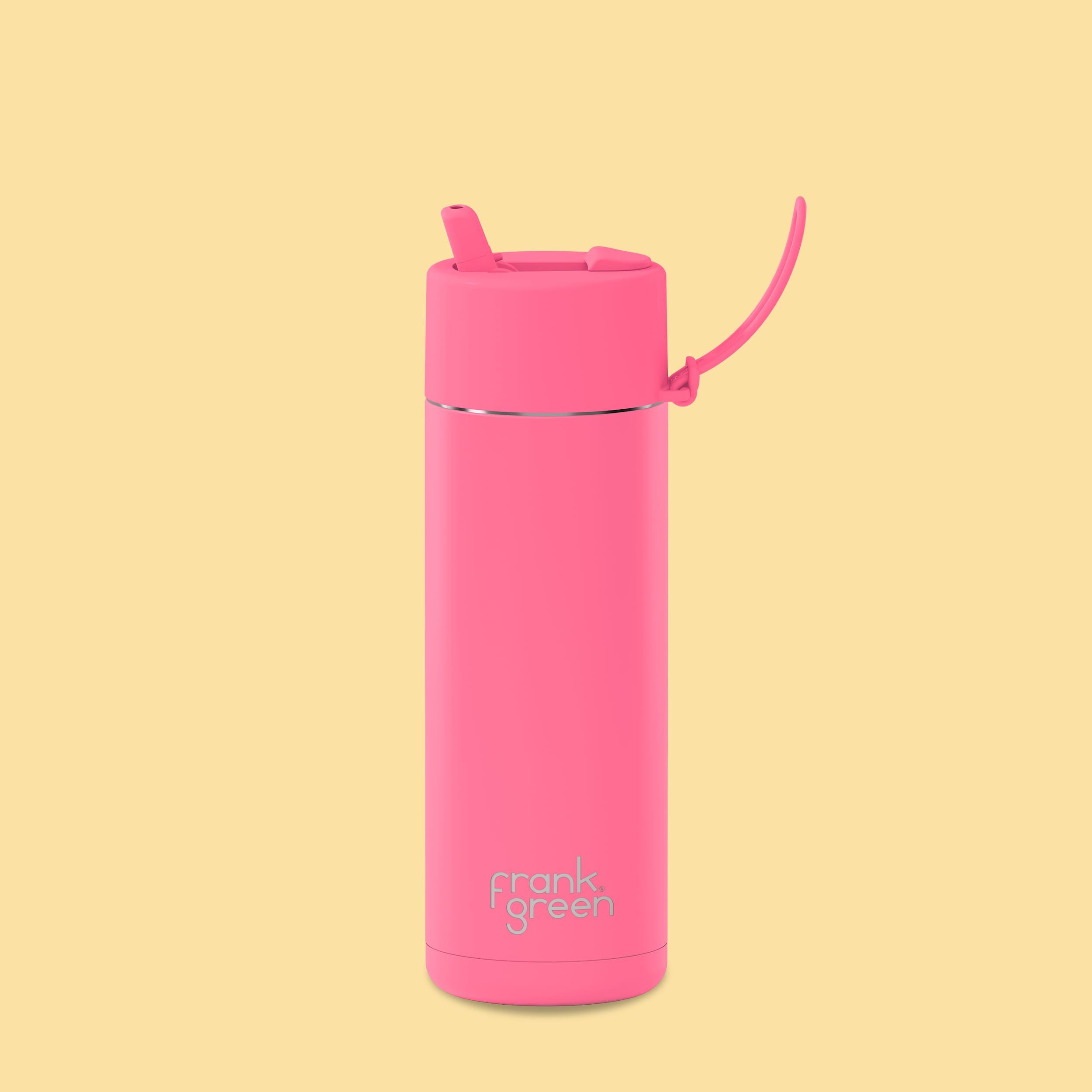 frank green 20oz Reusable Bottle with Flip Straw Lid - Bubblegum