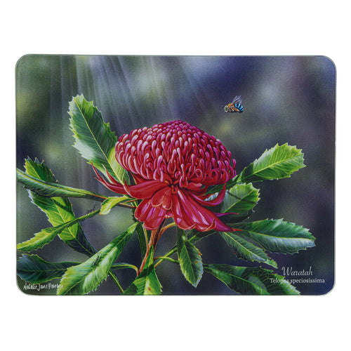 Ashdene Botanical Emblems Waratah Surface Protector