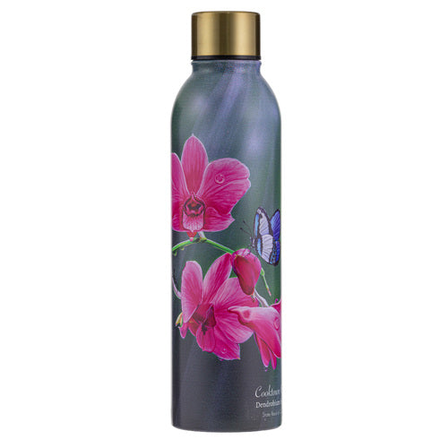 Ashdene Botanical Emblems Cooktown Orchid Drink Bottle