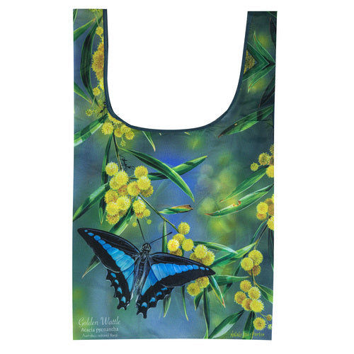 Ashdene Botanical Emblems Wattle Shopping Bag