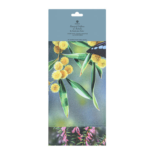 Ashdene Botanical Emblems Wattle 2pk Kitchen Towel