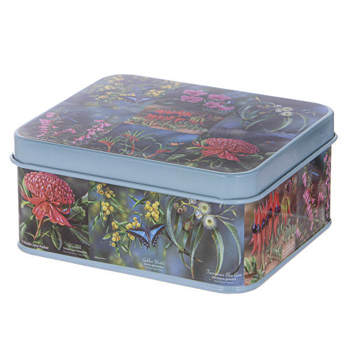 Ashdene Botanical Emblems Biscuit Tin