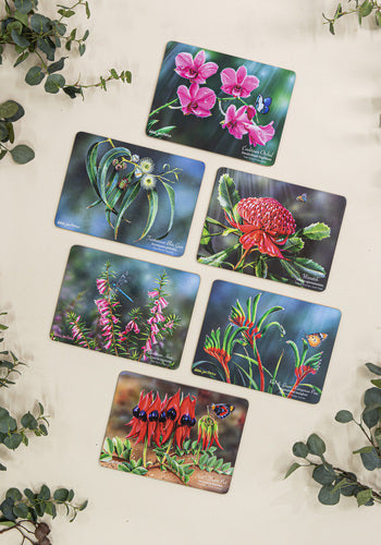 Ashdene Botanical Emblems Assorted 6pk Placemat