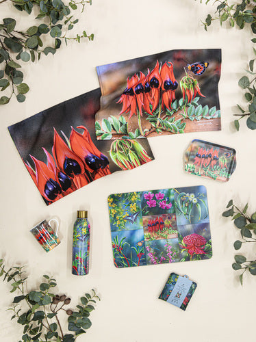 Ashdene Botanical Emblems Sturt's D'Pea 2pk Scatter Tray