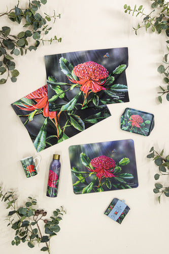 Ashdene Botanical Emblems Waratah Surface Protector