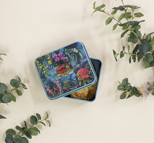 Ashdene Botanical Emblems Biscuit Tin