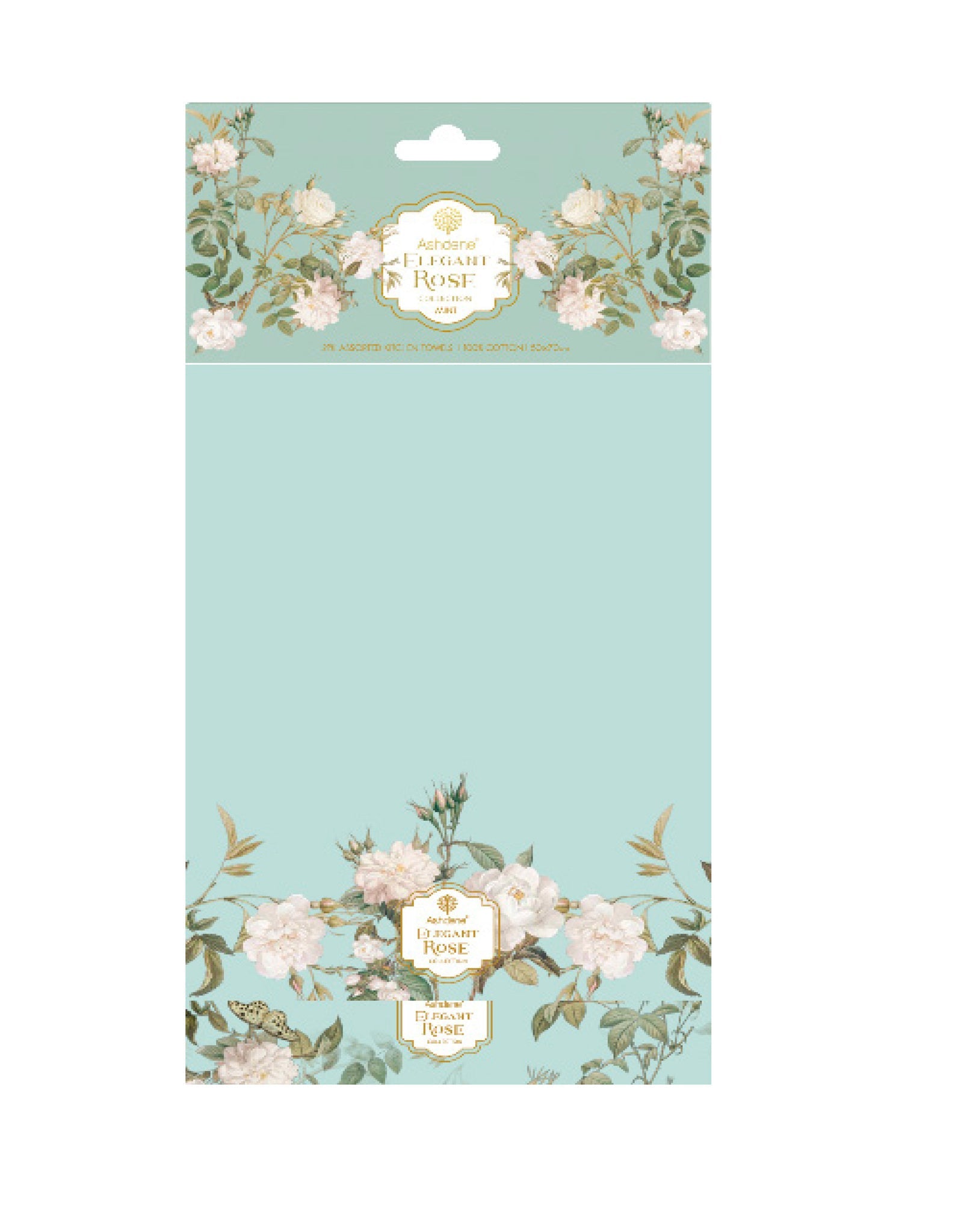Ashdene Elegant Rose Mint 2pk Kitchen Towel