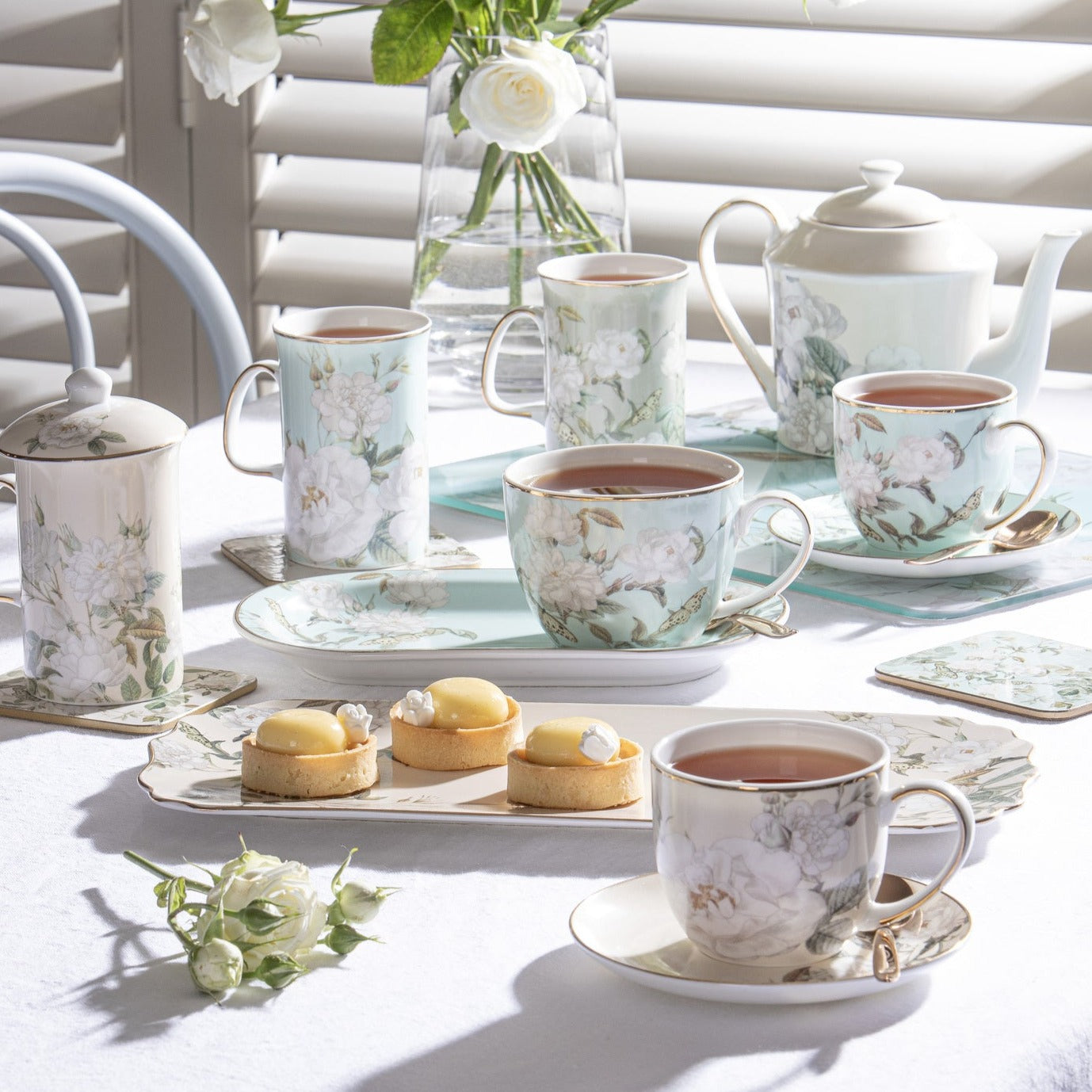 Ashdene Elegant Rose Mint 3 Piece Infuser