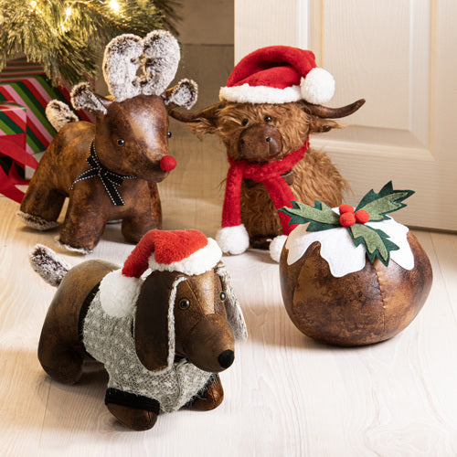 Ashdene Novelty Christmas Pudding Doorstop