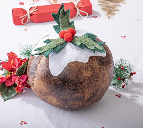 Ashdene Novelty Christmas Pudding Doorstop