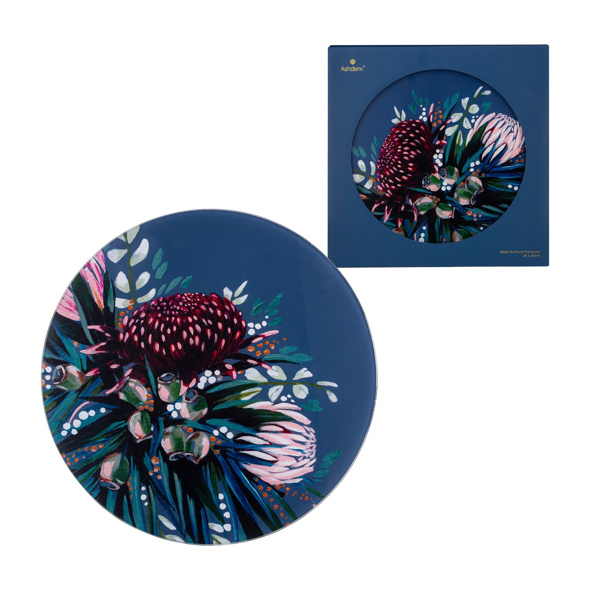 Ashdene Radiance Midnight Round Surface Protector
