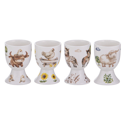 Ashdene Little Farm Assorted Set of 4 Egg Cup