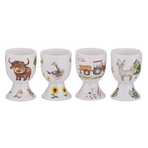 Ashdene Little Farm Assorted Set of 4 Egg Cup