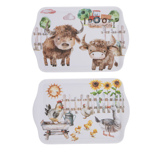 Ashdene Little Farm Assorted set of 2 Scatter Tray