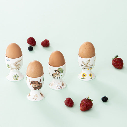 Ashdene Little Farm Assorted Set of 4 Egg Cup