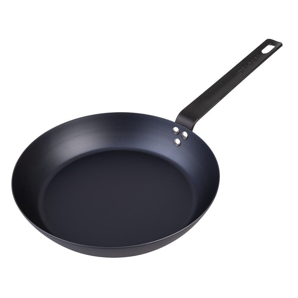 Evolv Pre-Seasoned Carbon Steel Fry Pan 24cm