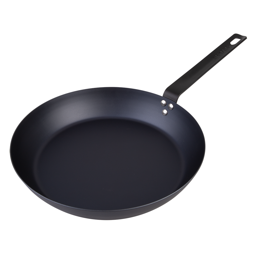Evolv Pre-Seasoned Carbon Steel Fry Pan 28cm
