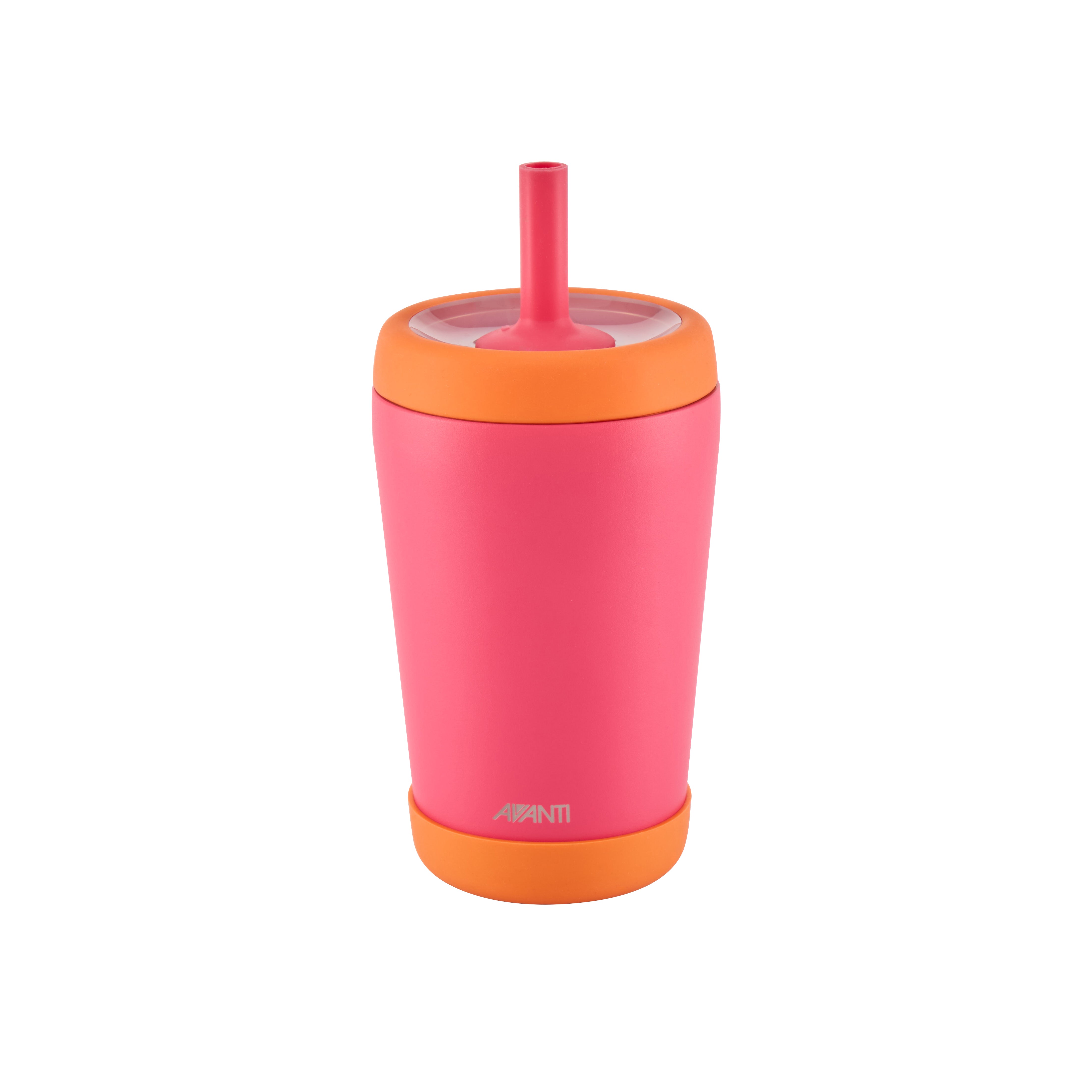 Avanti YumYum Insulated Tumbler with Bumper 350ml Watermelon/Orange