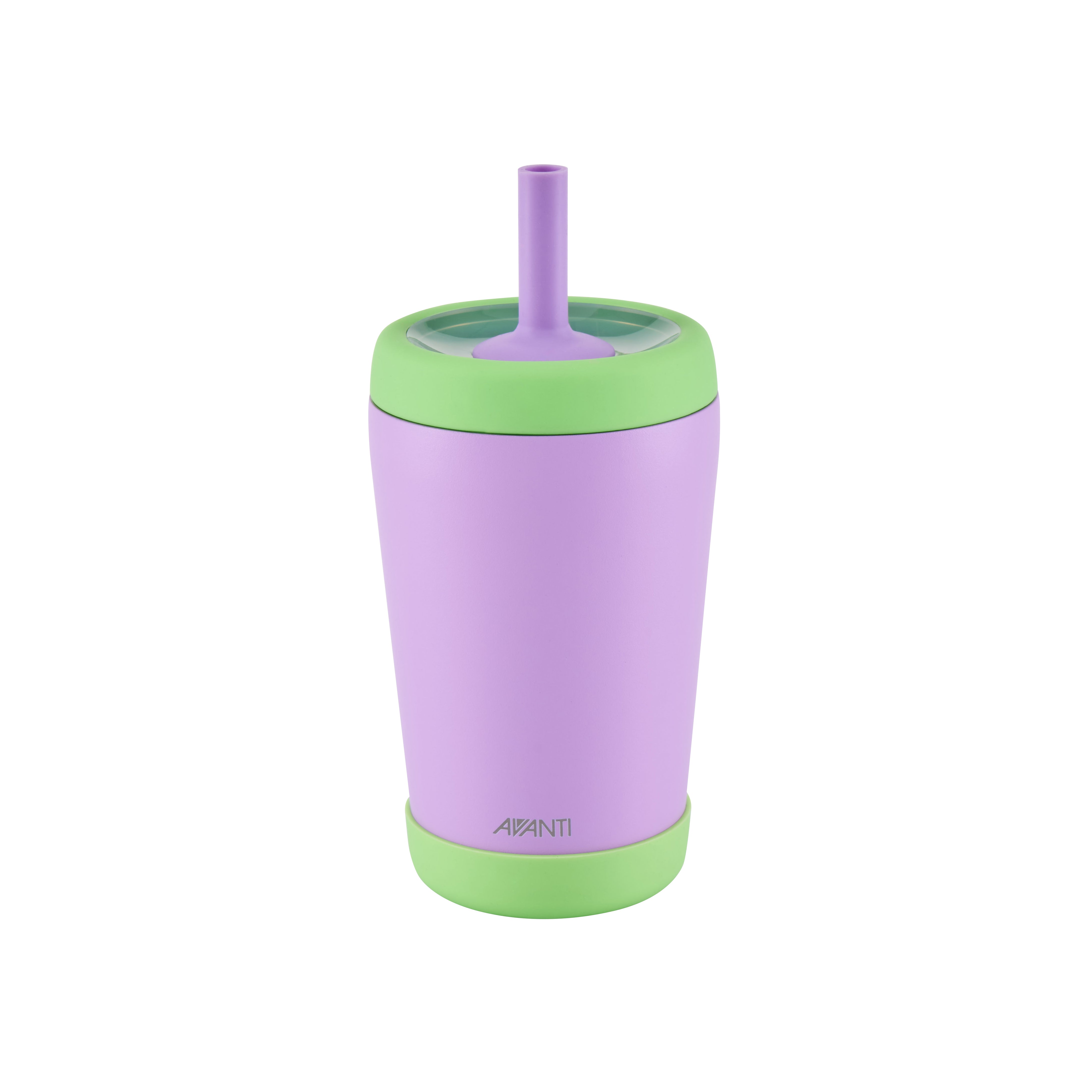 Avanti YumYum Insulated Tumbler with Bumper 350ml Purple/Green