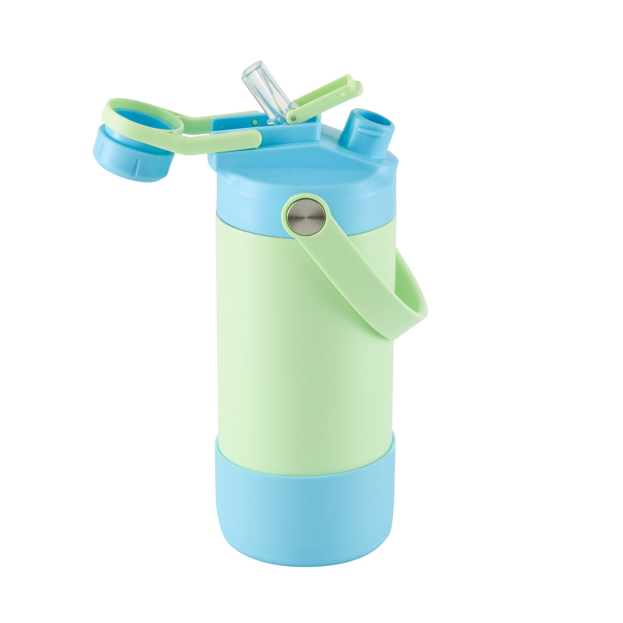 Avanti YumYum 2 Way Drinking Insulated Bottle, 400ml - Green/Blue