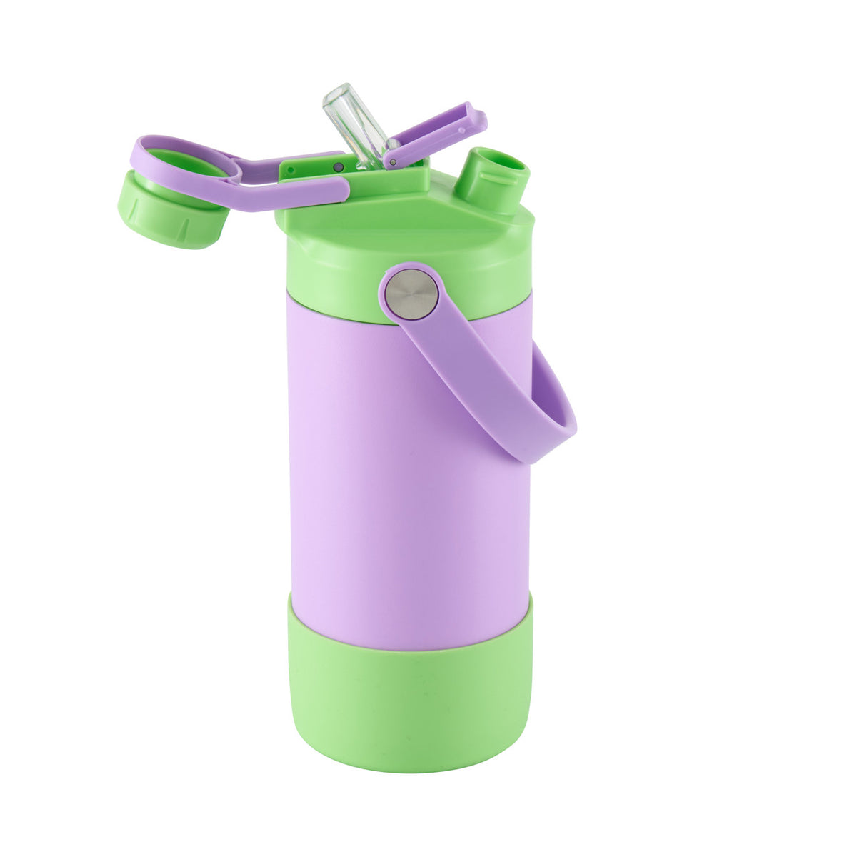 Avanti YumYum 2 Way Drinking Insulated Bottle, 400ml - Purpl