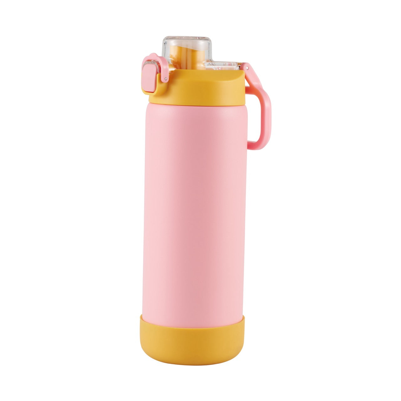 Avanti HydroSip & Chug Insulated Bottle, 550ml - Pink / Yellow