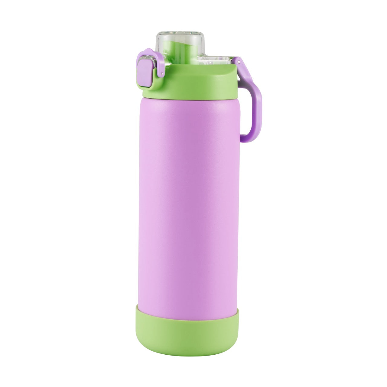 Avanti HydroSip & Chug Insulated Bottle, 550ml - Purple / Green