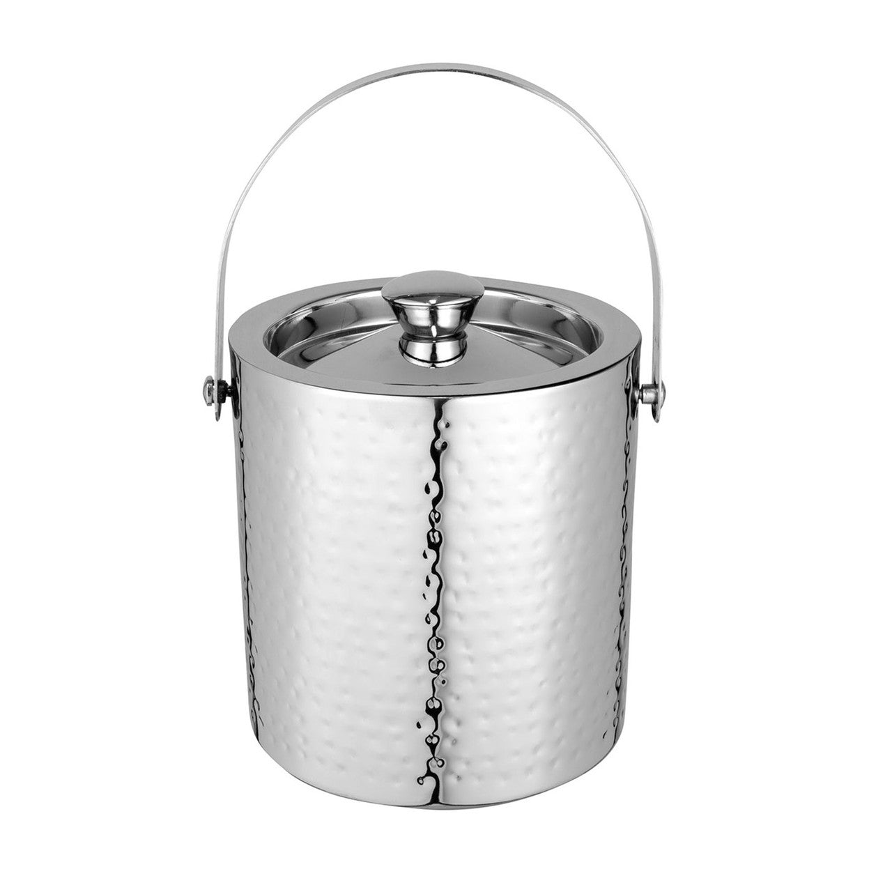 Avanti  Hammered Double Wall Ice Bucket 15.5 x 16.5cm Stainless Steel