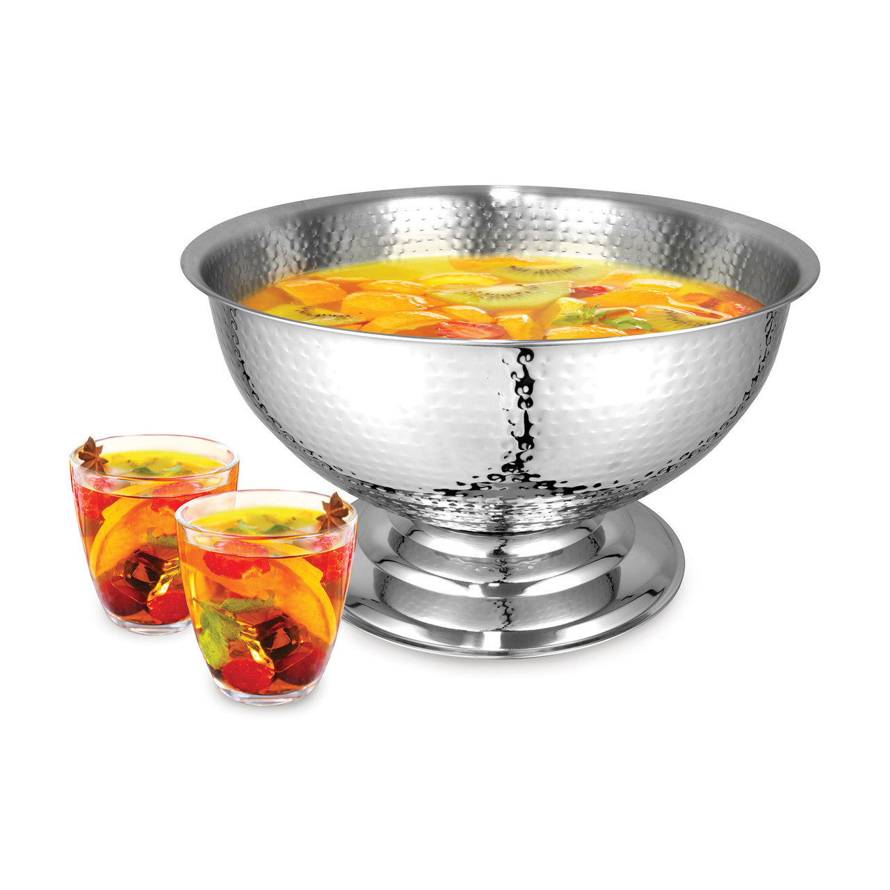 Avanti  Hammered Champagne/Punchbowl 40 x 22cm Stainless Steel