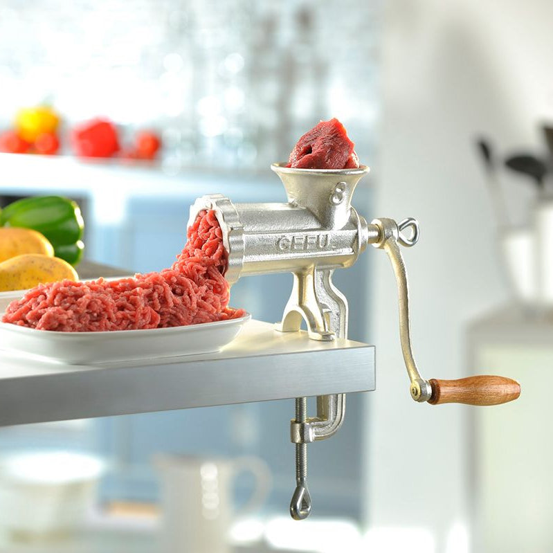 GEFU Trica Heavy Duty Manual Meat Mincer - Size 7/8